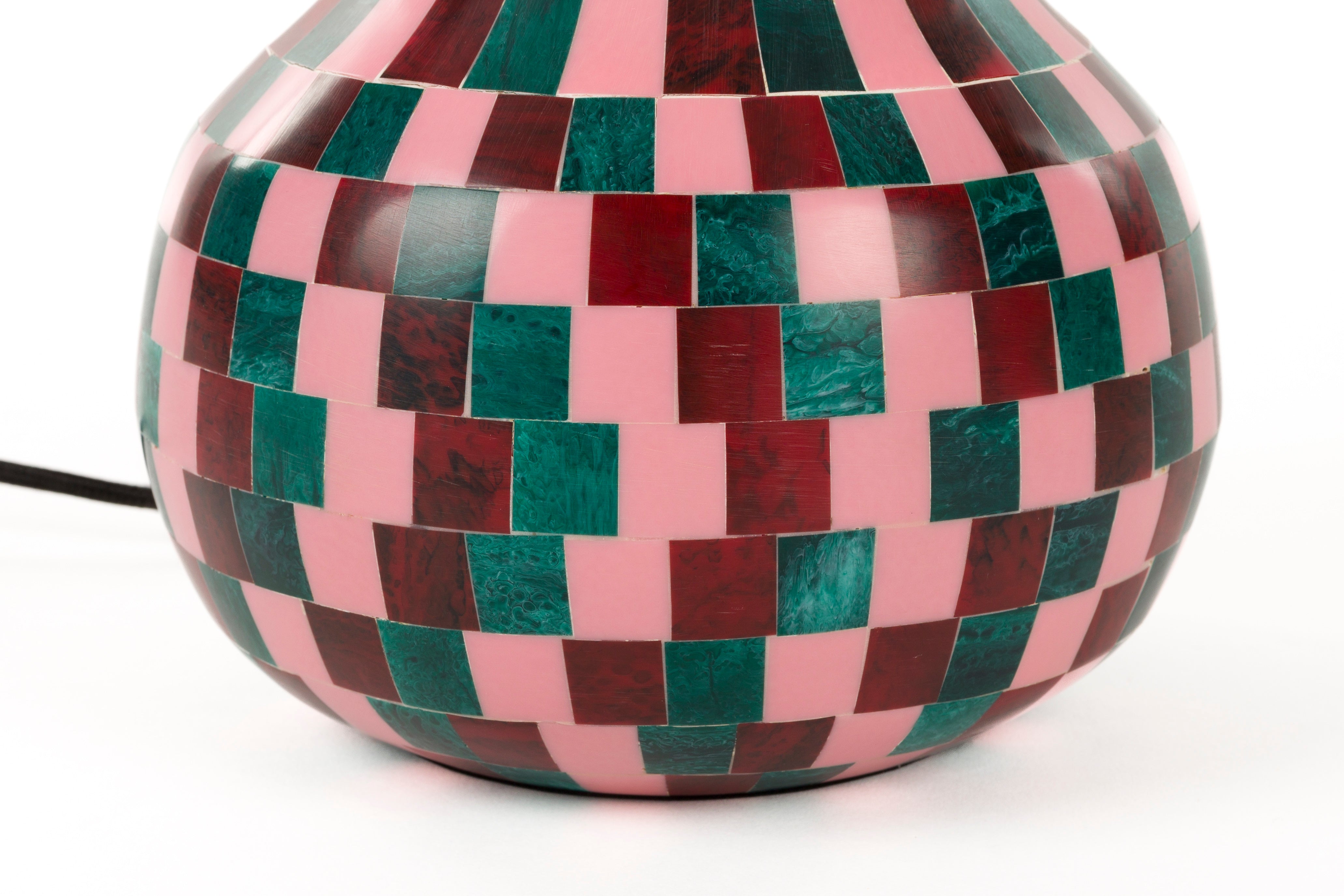 Bold Monkey Don't Be Afraid of Colour Blocks Pink Table Lamp